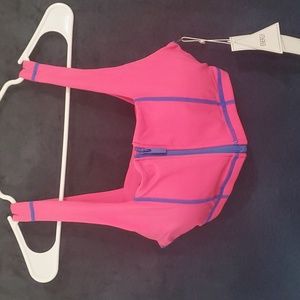 Pink & Blue sports bra